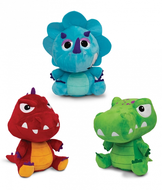 Barstend dinosaurus-ei met geluid