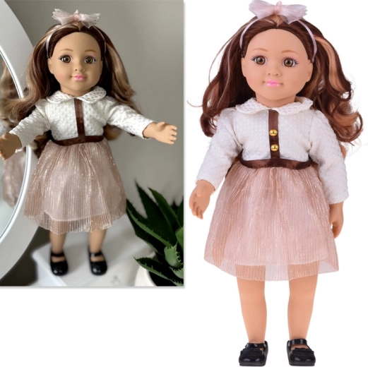 Pop May May Girl 48 cm met melodie en zacht lichaam