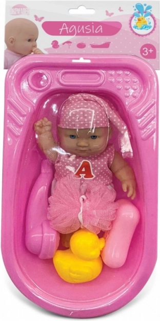 Pop Agusia met badje