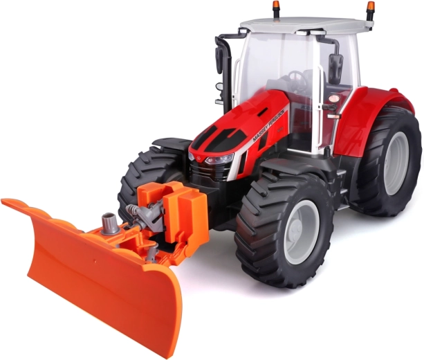 Maisto RC-tractor Massey Ferguson met schuifblad en verlichting