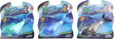 Duikdolfijn met licht