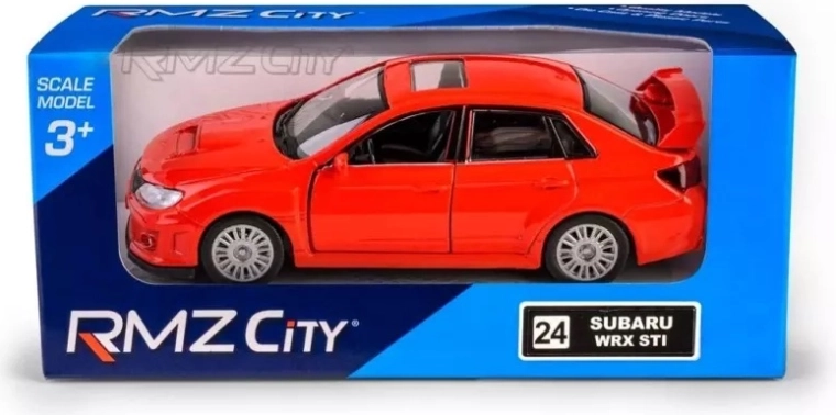 RMZ Subaru WRX STI 2010 rood automodel