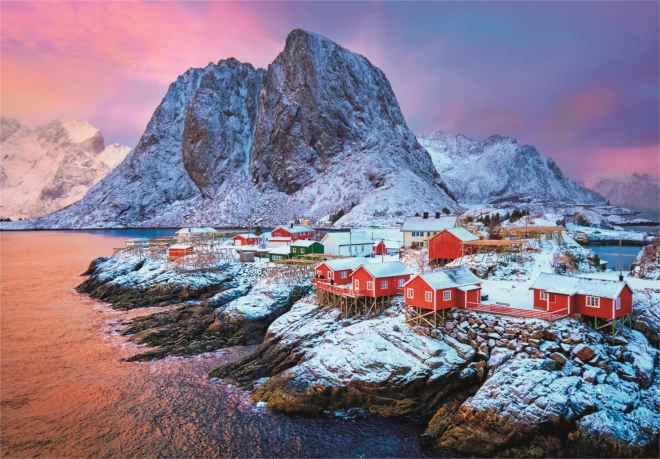 Puzzel 500 stukjes Hamnøy Village