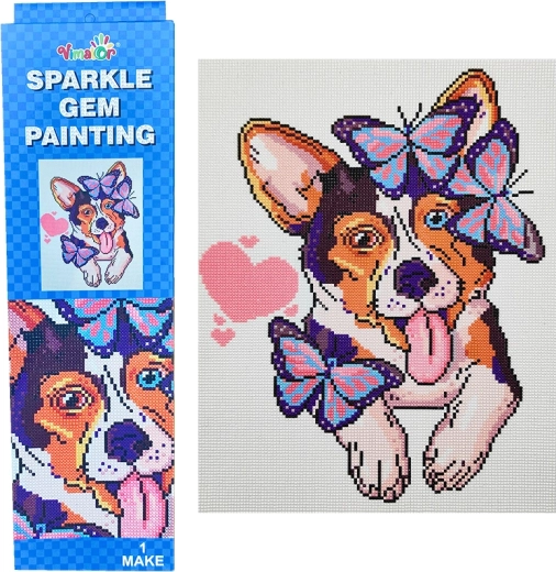 Diamond painting – hond (creatieve set voor kinderen)
