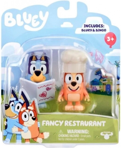 Bluey-figuren set - Luxe restaurant