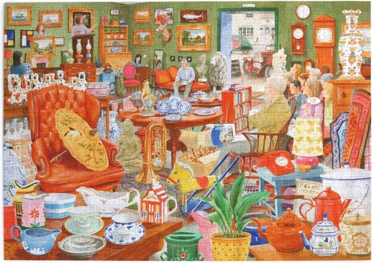 House of Puzzles Puzzel Veiling van antiek 1000 stukjes
