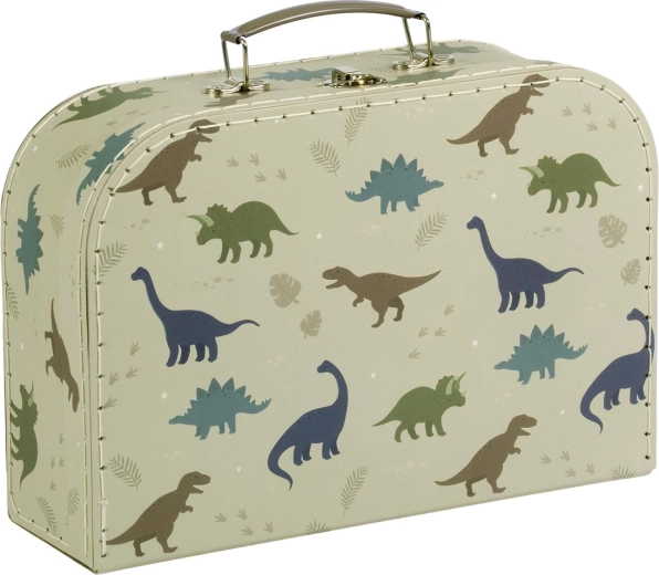 A Little Lovely Company set kartonnen koffertjes met dinosaurussen - 2 stuks