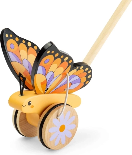 Bigjigs Toys houten duwspeeltje vlinder