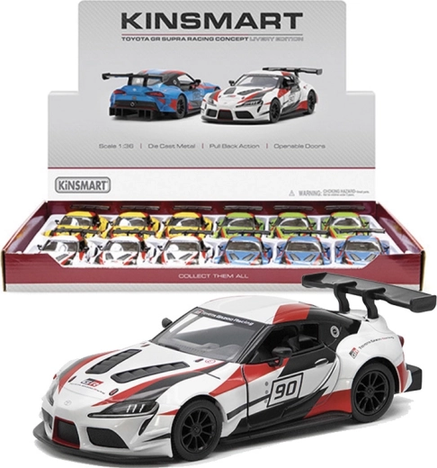 Metalen model Toyota GR Supra Racing