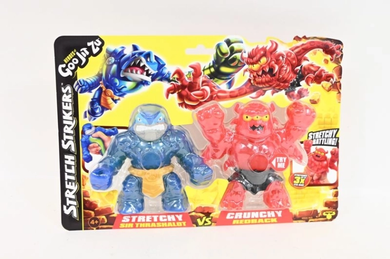 Goo Jit Zu set van 2 figuren Sir Thrashalot en Redback