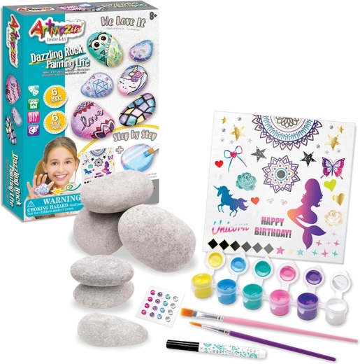 Tasia stenen schilderen – creatieve set voor kinderen