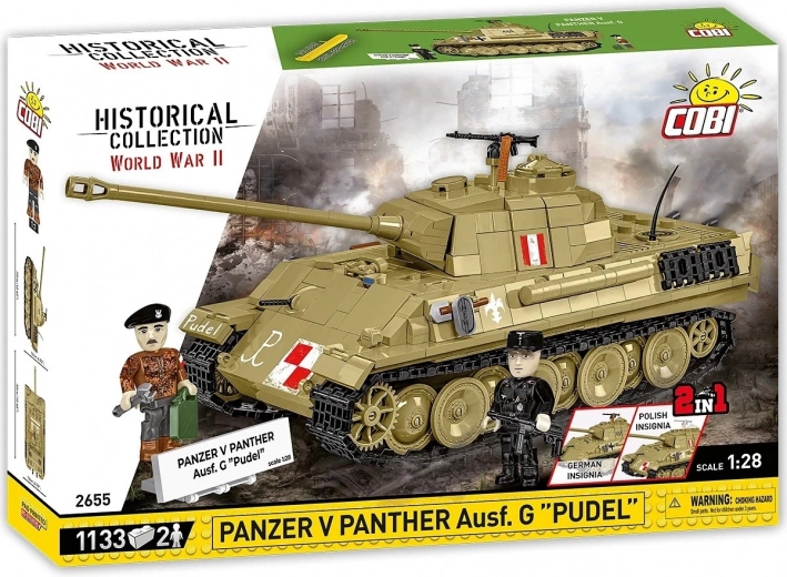 Bouwset COBI Panzer V Panther Ausf. G “Pudel” – 1133 stenen