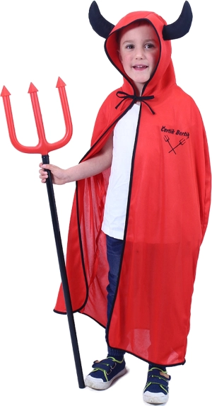 Kinder carnavalscape duiveltje