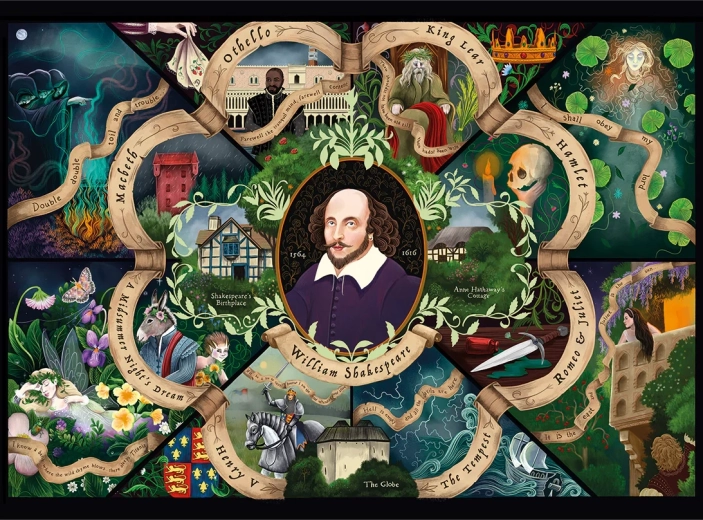 Puzzel GIBSONS Shakespeare 1000 stukjes