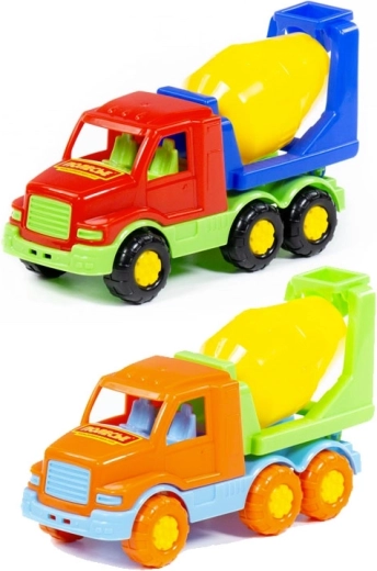 Auto Maxík betonmixer – plastic betonmolen voor kinderen