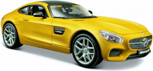 Composiet model mercedes amg gt 1:24 geel