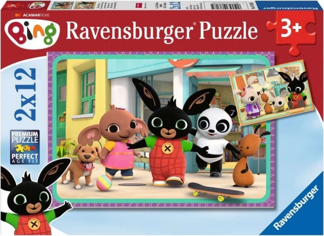 Puzzel Bing 2x12 stukjes van Ravensburger