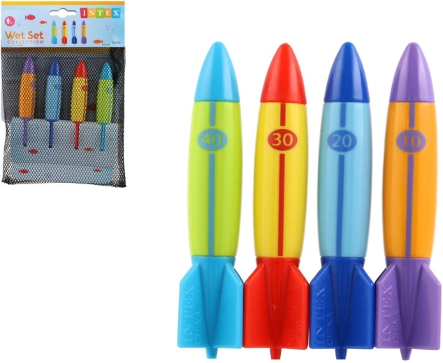 Duiktorpedo's voor in het water - 4 stuks