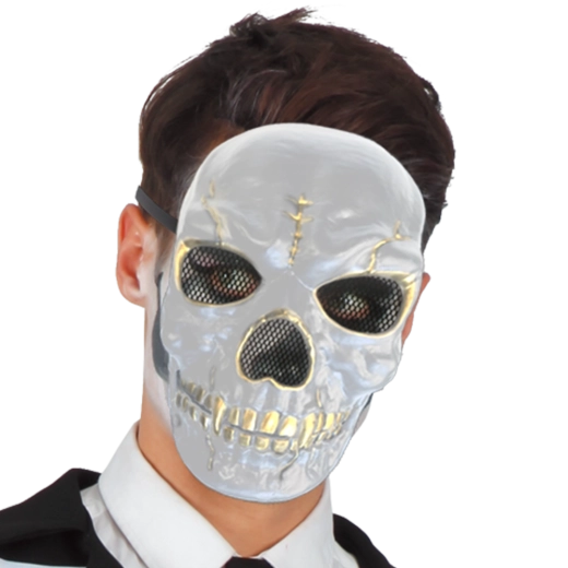 Kinder schedelmasker voor carnaval en Halloween