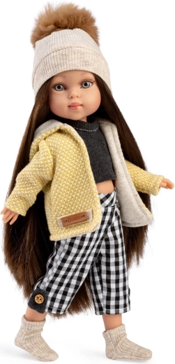 Guca Penelope realistische pop met volledig vinyl lichaam 34 cm