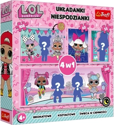Puzzel 4-in-1 LOL Surprise