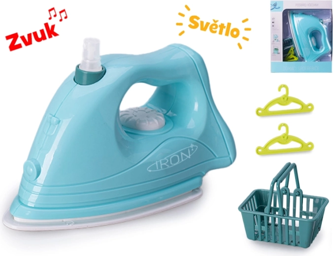 Kinderstrijkijzer met licht- en geluidseffecten 16 cm
