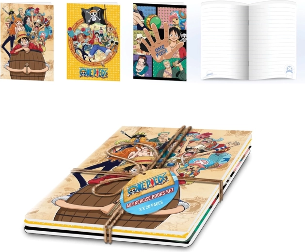 One Piece set schriften A5 (3 stuks)