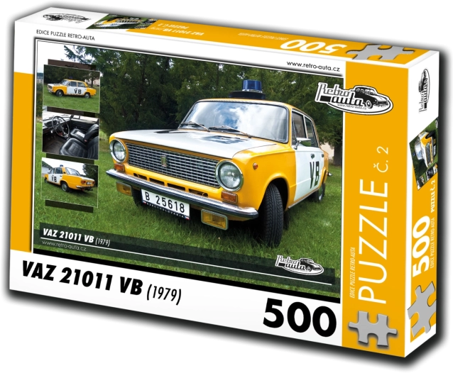 Puzzel Retro Auto’s VAZ 21011 VB 1979 500 stukjes