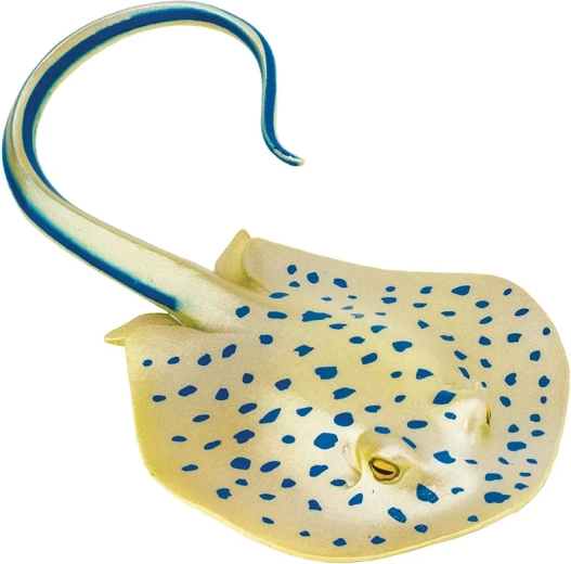 Safari Ltd. blauwgevlekte pijlstaartrog figuur - 1 stuk