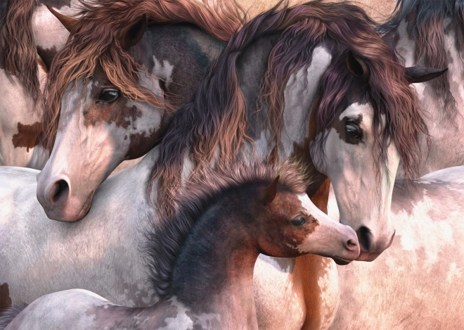 Puzzel Schmidt Koně Pinto 1000 stukjes