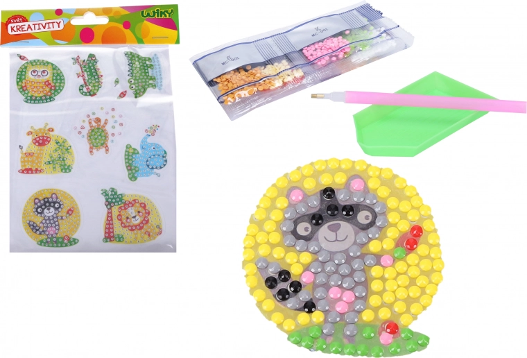 Creatieve set diamantstickers – dieren
