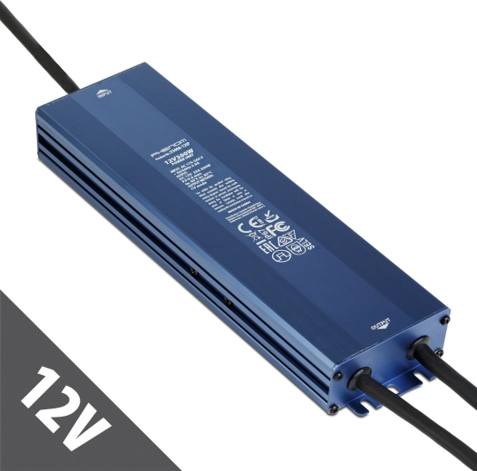 Gestabiliseerde geschakelde netvoeding 12 V DC 300 W 25 A IP67