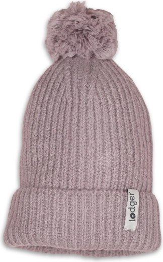 Lodger merino muts rose (1–2 jaar)