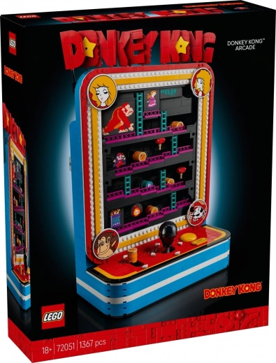 LEGO Super Mario retro spelautomaat van Donkey Kong