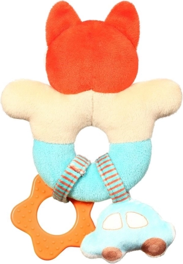 BabyOno rammelaar met bijtring Bear beige