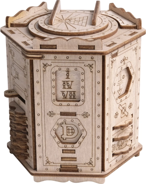 Houten puzzel Fort Knox van EscapeWelt