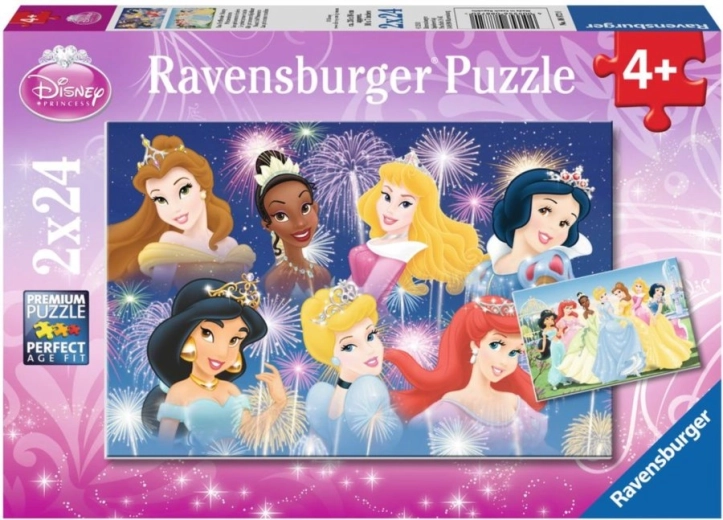 RAVENSBURGER Puzzel Mooie prinsessen 2x24 stukjes