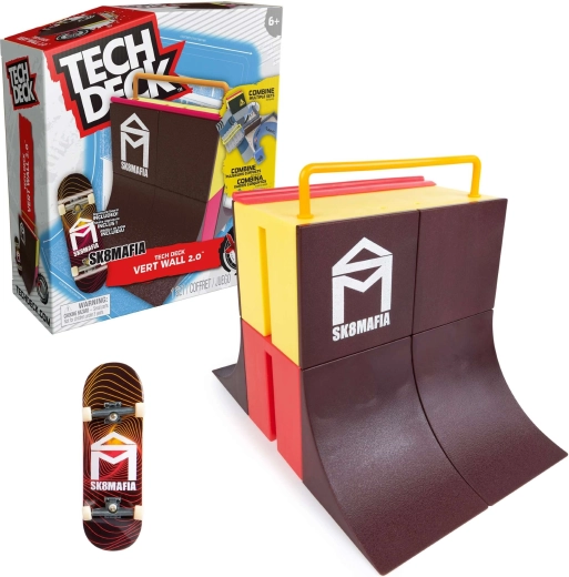 Tech Deck ramp Vert Wall 2.0 SK8MAFIA met fingerboard
