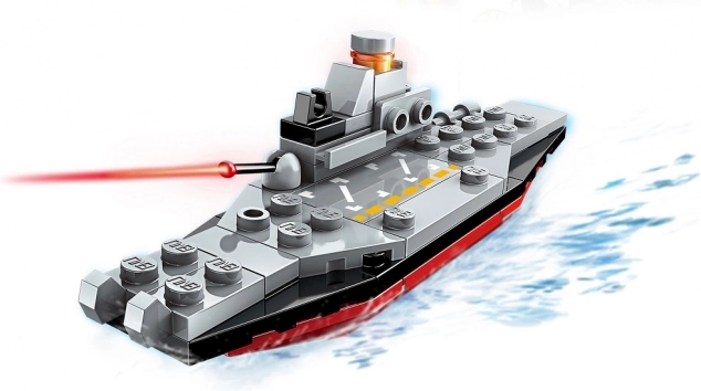 Qman QM-09 Amphibious Panzer 1803-2 Vrachtschip Black Gull