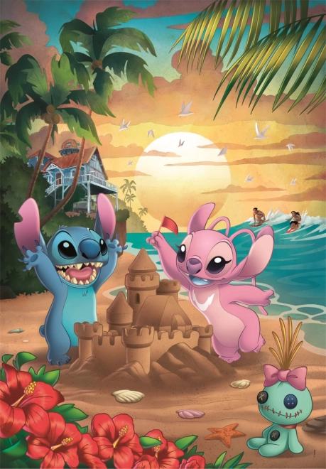 CLEMENTONI Puzzel Lilo & Stitch: Stitch en Angel 500 stukjes