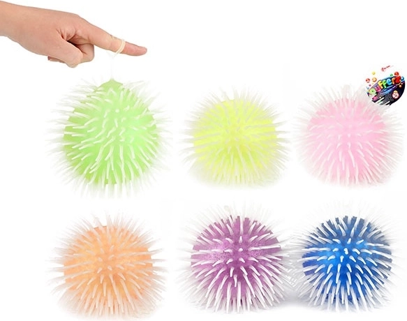 ToiToys knijpbal super glitter 12 cm (assort) - 1 stuk