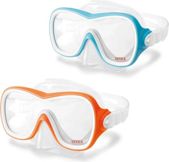 Zwembrilmasker INTEX Wave Rider oranje