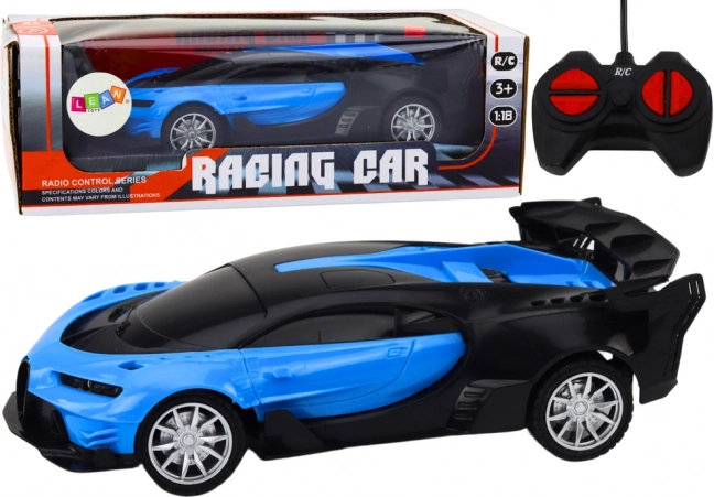 Racewagen op afstandsbediening 1:22 blauw