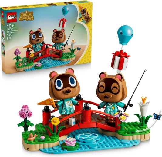 LEGO Animal Crossing Timmy en Tommy op wandeling