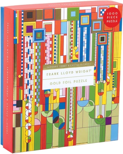 Galison puzzel Frank Lloyd Wright Saguaro Cactus and Forms 1000 stukjes metallic