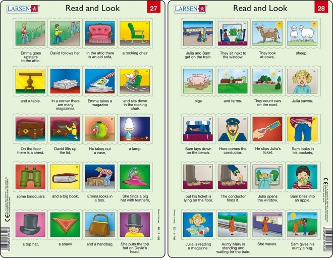 Puzzel Engels – langere zinnen, 20 stukjes