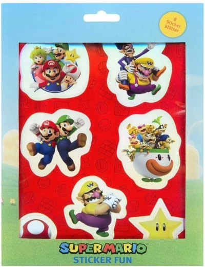 Stickerset Super Mario (8 vellen)