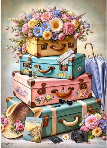 Cherry Pazzi puzzel Klaar om te vertrekken! 1000 stukjes