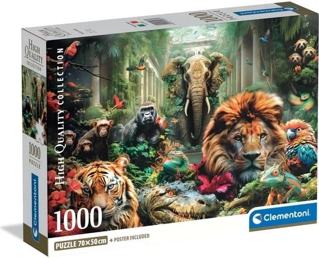 Clementoni puzzel Geheimzinnige jungle 1000 stukjes