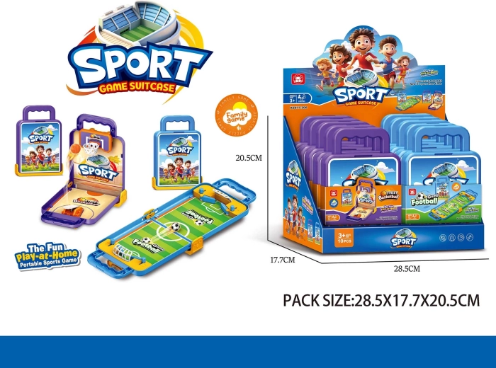 Sportspel – voetbal of basketbal (39,5 × 13,5 × 7,8 cm)